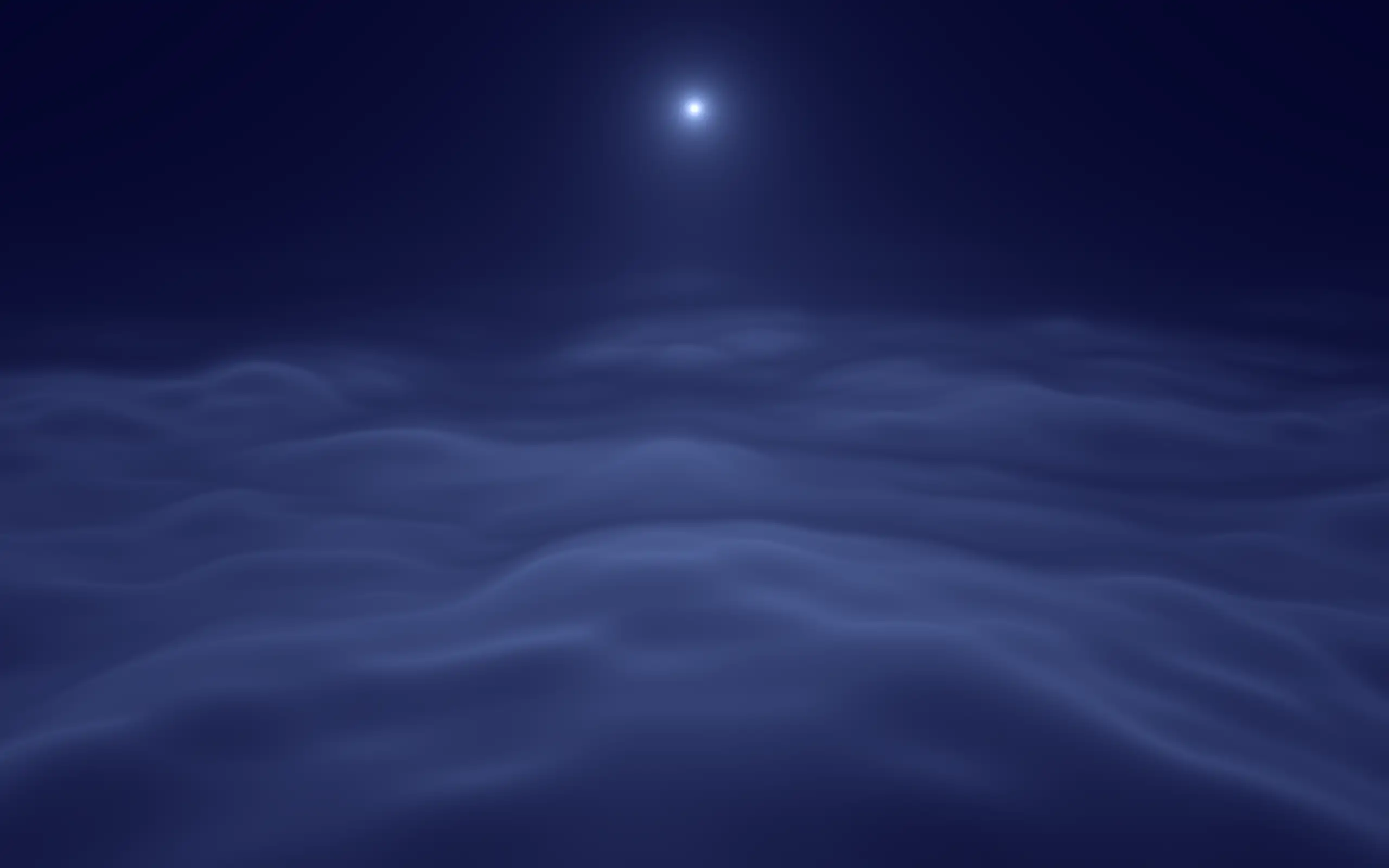 Clouds animated live wallpaper on a tablet